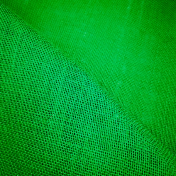 Coloured Hessian - EMERALD GREEN